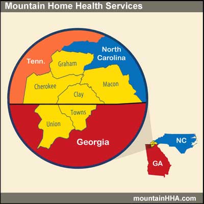 Home health care in Cherokee County, Murphy, North Carolina